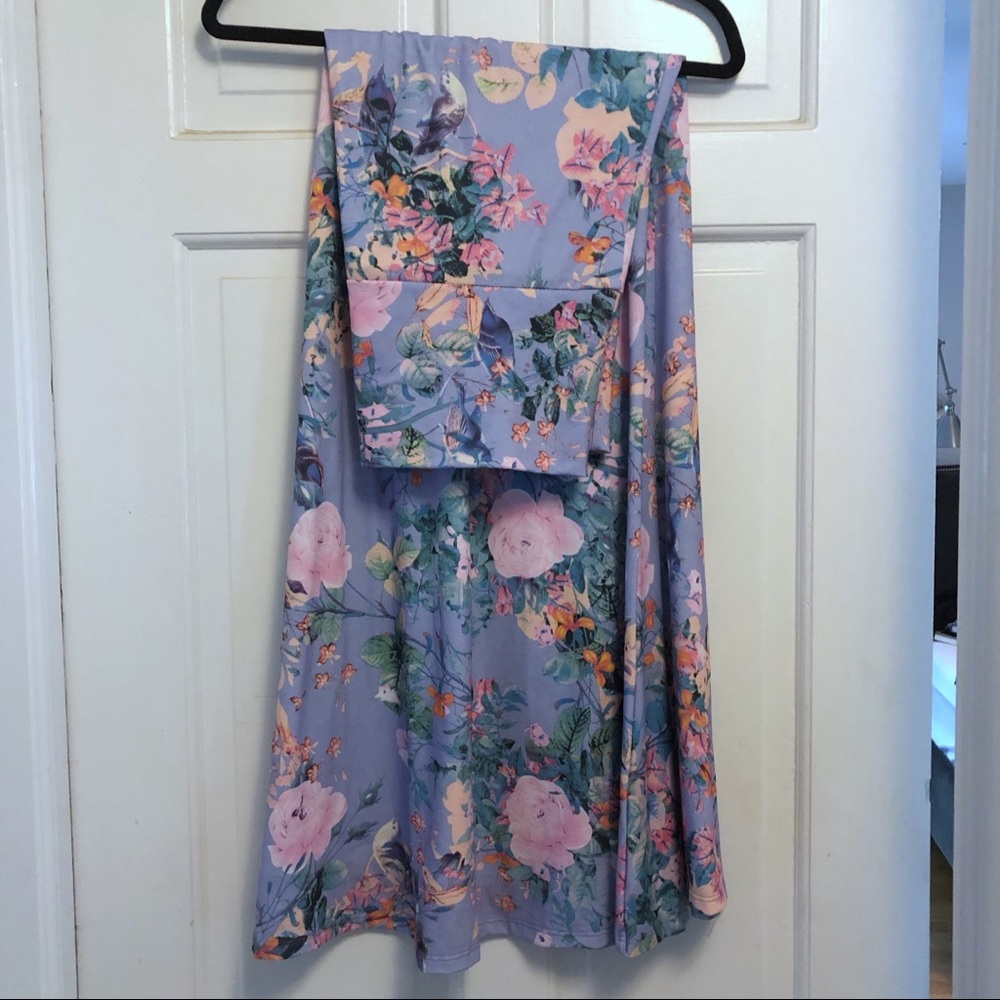 Floral LuLaRoe Maxi 2XL NWOT